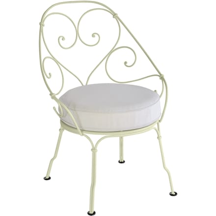 Fermob - 1900 Fauteuil Cabriolet - 65 lindegroen - grijswit