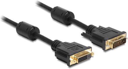 Delock - DVI-D Beeldscherm Verlengkabel - zwart - 3 meter