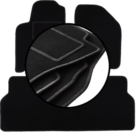 Complete set veloursmatten voor: Renault Scenic I minivan (1996-2003)