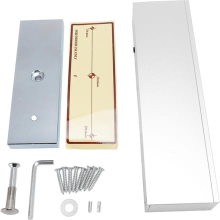 Serrure magnétique électrique, force de maintien de 1 200 lb, 12 V, sécurité intégrée, mode NC, serrure électromagnétique pour porte simple gray