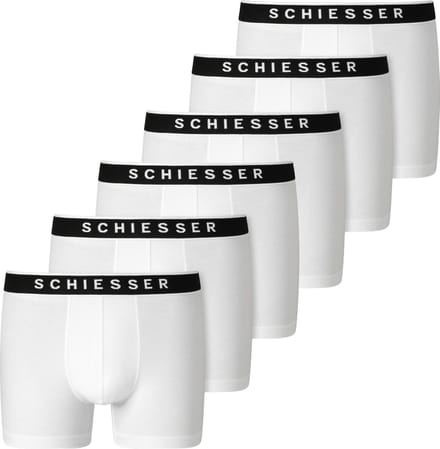 Schiesser Heren Shorts / Pants 6er Pack - 95/5 - Cotton