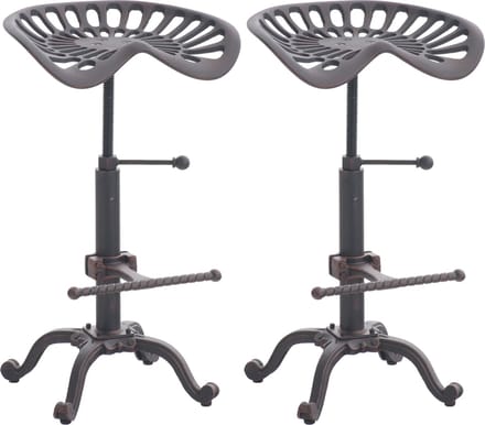 CLP Butch Set van 2 barkrukken bronzen/bronzen