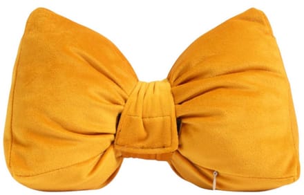 Strik Deurstopper fluweel honinggeel 16cm