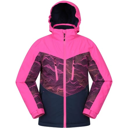 Mountain Warehouse Kinder/Kinder Storm II Extreme Galaxy Ombre Ski Jas (Donkerroze)