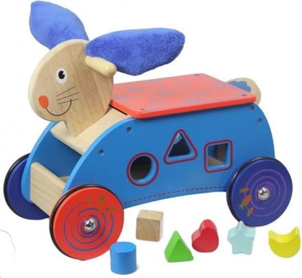 Primi Passi Loopkar Konijn Blauw