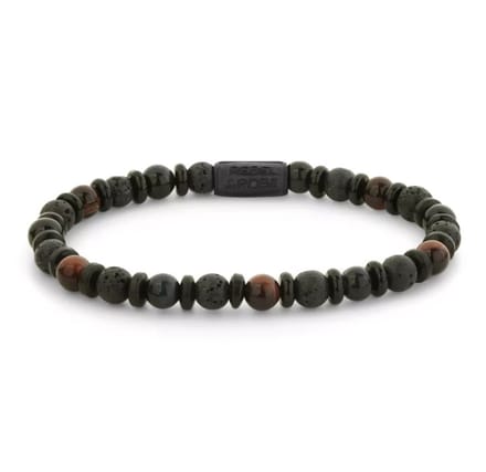 Rebel and Rose - RR-60147-B-L - Variations Mix-Black - Armband-Maat L