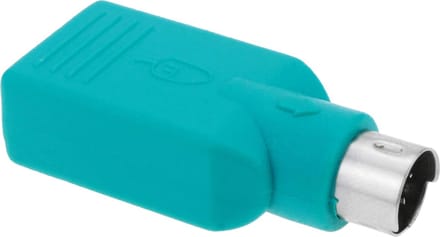 BeMatik - USB naar PS2-adapter (MiniDIN6-M naar USB AH)