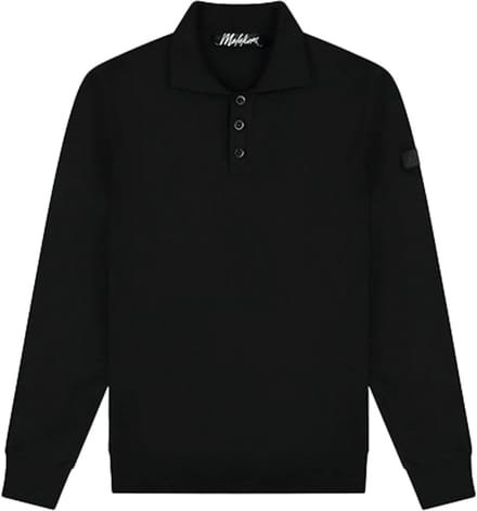 Malelions Knitted Long Sleeve Polo