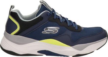 Skechers Mira heren sneaker - Blauw multi