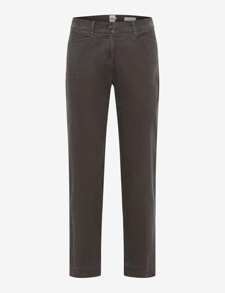 Brax Dames Flatfrontbroek  Style MARA S SMOKE GREY, donkergrijs, maat 36
