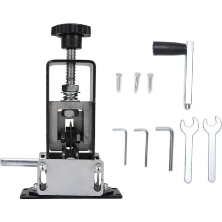 Koperdraad Stripmachine Multifunctioneel 2 in 1 Ontwerp Draagbaar Boormachine Aangedreven Handzwengel Draad gray