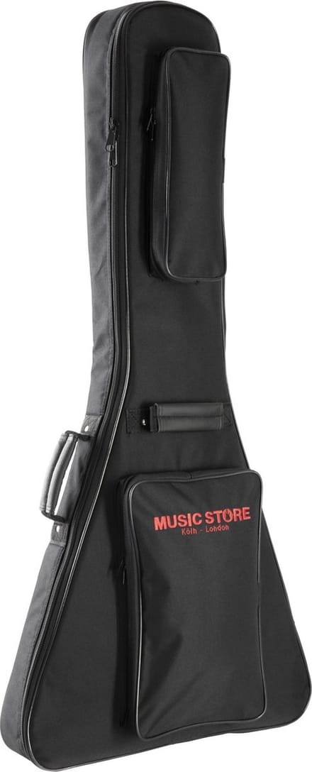 MUSIC STORE "Deluxe" Gigbag V-gitaar - Tas voor elektrische gitaren
