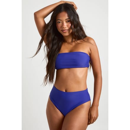 boohoo Dames Essentials Bandeau Bikinitop Met Afneembare Bandjes | Violet | Maat: 36