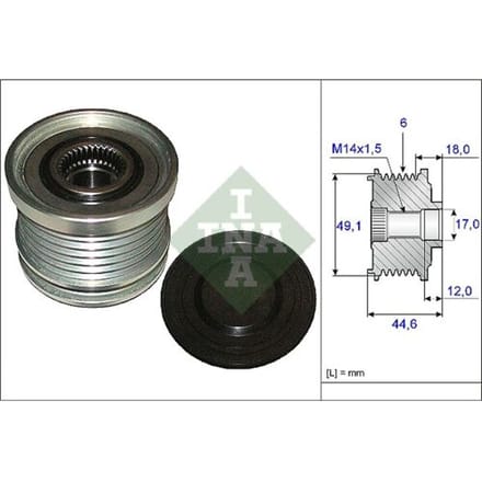 Schaeffler Ina Generator vrijloop INA 535 0182 10