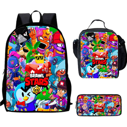 Sac à dos Brawl Stars Impression Haute Définition Multifonctionnel Léger
