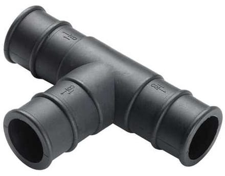 Vetus T-stuk Goud 19 mm