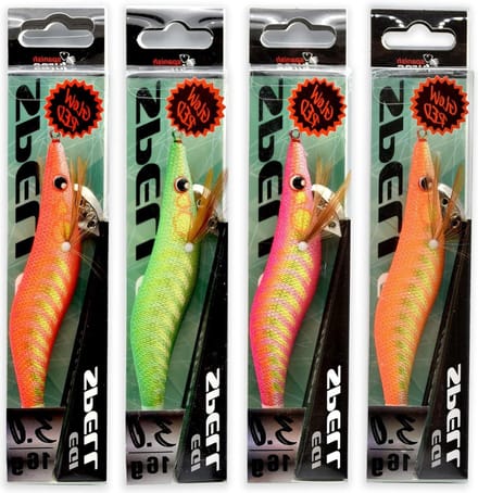Spanish Lures Totanare Egi Set van 4 - AKAMI
