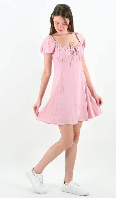 YesMooi - Roze Mini Jurk - M (38)