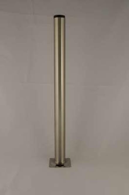 meubelpoot rond 10x3cm rvs