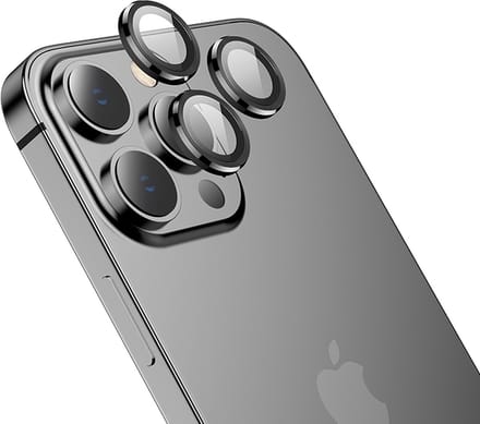 Hoco Camera Lens Protector Geschikt voor iPhone 14 Pro en iPhone 14 Pro Max - Zwart