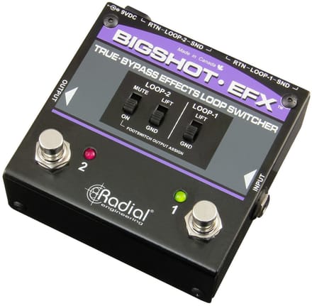 Radial BigShot EFX - Signaal splitter & router - Zwart