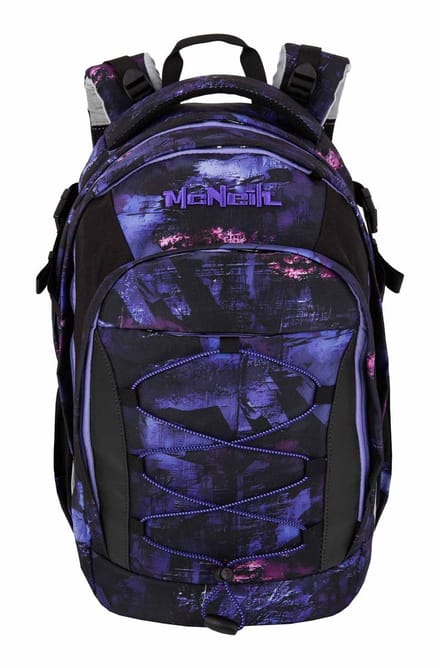 McNeill Schoolrugzak Luca School Backpack Midnight Veelkleurig