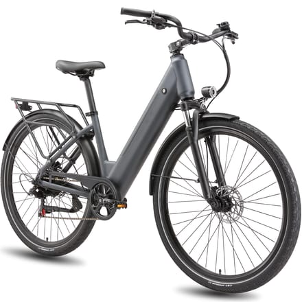 Maxtron Lira Elektrische Stadsfiets, 48V 15Ah Batterij, Hydraulische Schijfremmen grijs