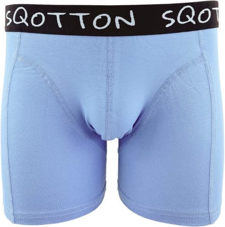 Boxershort - SQOTTON® - Basic - Retro Blauw - Maat M