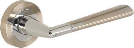 Gamet Basic Line - Deurklink - Chromen Afwerking - Geborsteld Nikkel