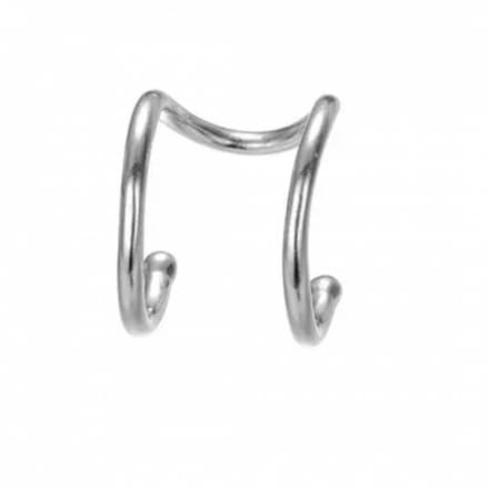 Earcuff Zilverkleur-1 stuks - Charme Bijoux