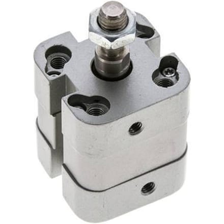 ISO 21287 Compacte Dubbelwerkende Cilinder 20-5mm - Magnetisch - Mannelijke Stang