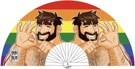 M PROUD CHEEKY Pride Fan