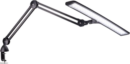 Daylight Lumi E35501 bureaulamp - dimbare led verlichiting - incl. tafelklem - Zwart