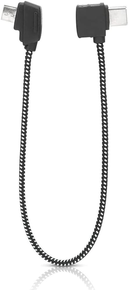 Data Kabel Type-C voor Tablet en Controller - Geschikt voor Mini RC Drone, OTG, Nylon Gevlochten 207mm/8.1 Inch