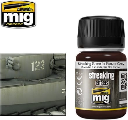 AMMO by Mig Jimenez Modelbouwdecoratie - MIG 1202 Streaking Grim For Panzer Grey Effecten potje