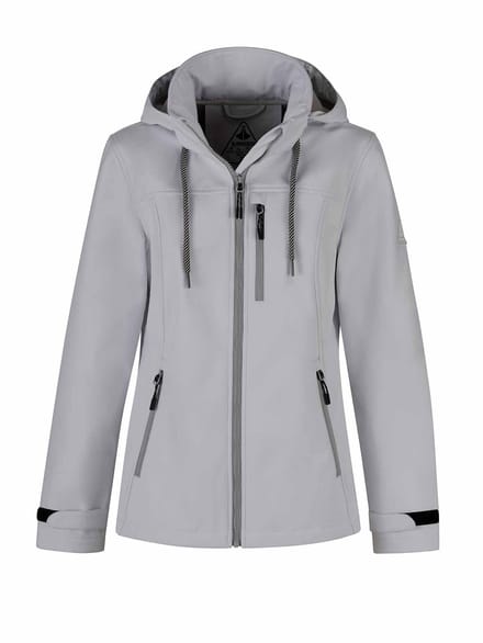 BJØRNSON Kaisa Softshell Tussenjas Dames - Winddicht - Maat 56 - Wit
