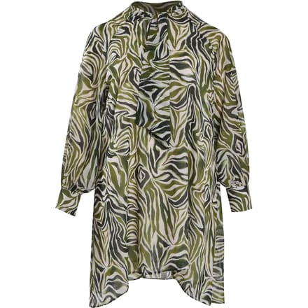 Damesjurk met lange mouwen Mat Fashion Zebra Print
