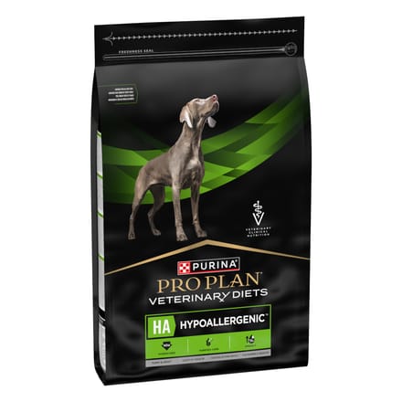 Purina Pro Plan Veterinary Diets - HA Hypoallergenic hondenvoer - Dubbelpak: 2 x 7  kg
