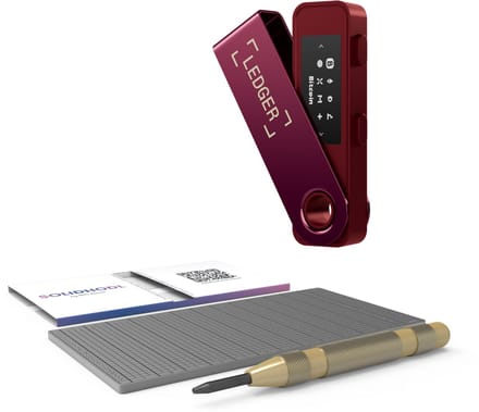 Ledger Nano S Plus Crimson Magenta + SOLIDHODL
