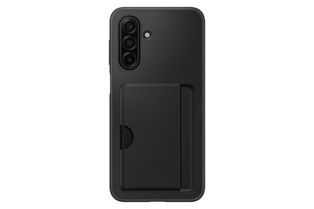 Samsung Samsung Card Slot Case Galaxy A17 black Case Samsung Galaxy A17 4G, Galaxy A17 5G Transparant