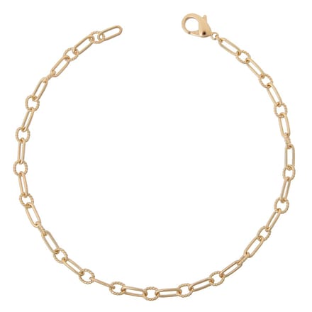 Orphelia PK-023 - Ketting links - Verguld metaal - 44 cm