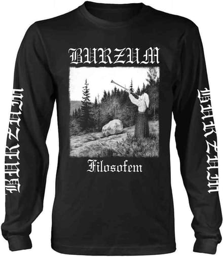 Burzum Longsleeve shirt -M- FILOSOFEM 2018 Zwart