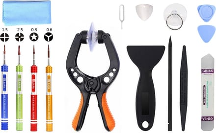 Let op type!! JIAFA JF-8103 15 in 1 Repair Tool Set for iPhone 7