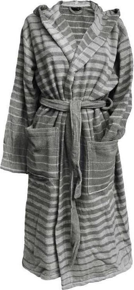 Essenza Badjas Pure Stripe - Maat S - Grey