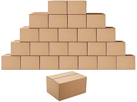Verhuisdozen 8x6x4 inch - Kartonnen Dozen voor Verzending (25 Stuks)