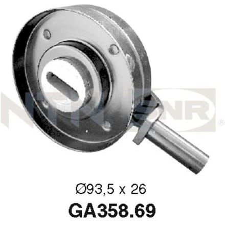 Spanpoelie, V-riem SNR GA358.69
