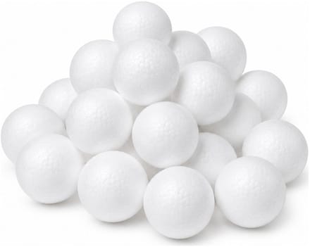 Piepschuim vormen - bal - 20x - D7 cm - styropor hobby / DIY vorm - basis knutselfiguren