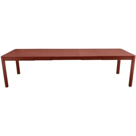 Fermob Ribambelle tafel - 20 okerrood - 3 Inlegplaten