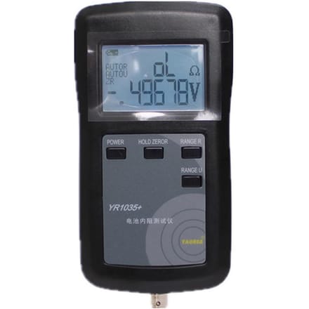 Hoge nauwkeurigheid Snel YR1035 lithiumbatterij Interne weerstandstestinstrument 100V elektrisch voertuig zwart