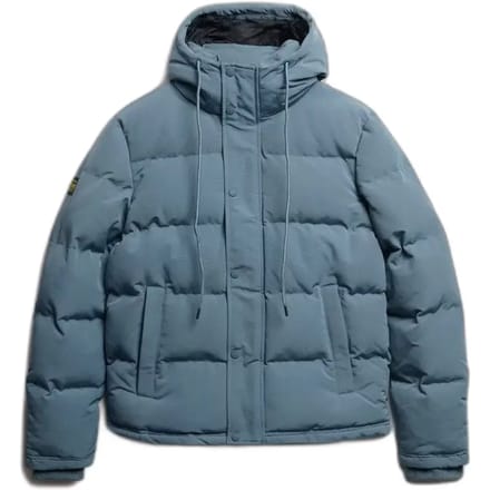 Superdry - Everest Korte Gewatteerde Jas Met Capuchon - Heren - Gewatteerde jassen